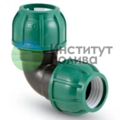 Отвод 90* 50 х 50 компрессионный, 4/48 шт./упак. ("POELSAN", пр-во Турция)