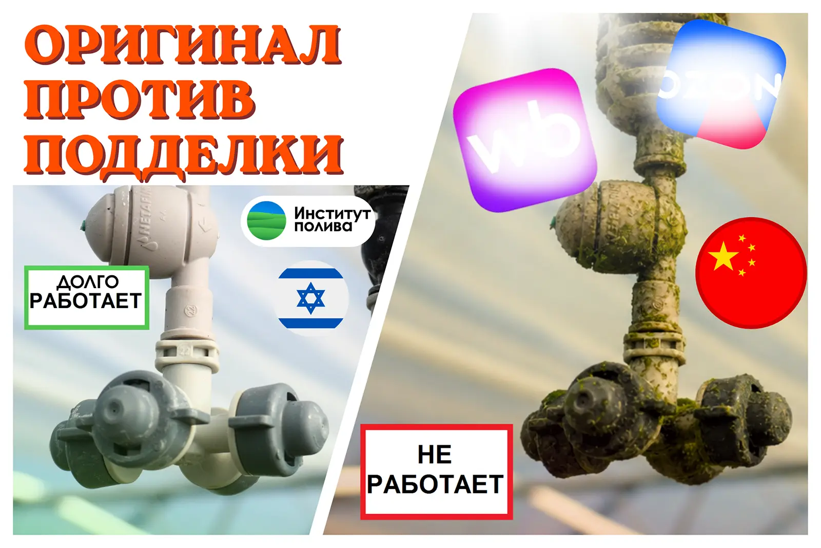 Оригинальные и неоригинальные спринклеры: как отличить качественное оборудование от подделки