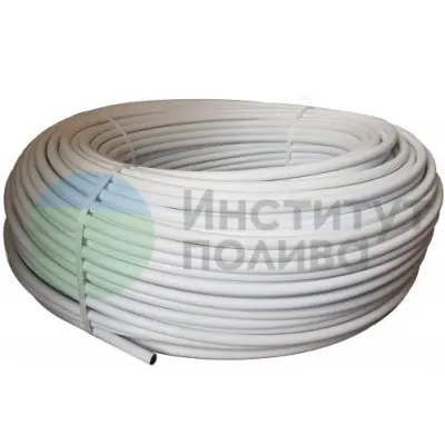 Слепая трубка Ф25 х 2,0 мм, 4 бар, WHITE OUTSIDE/BLACK INSIDE (двухслойная), 100 м/бухта