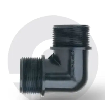 Отвод 90* 3/4" НР x 3/4" НР, 25/900 шт./упак. ("POELSAN", пр-во Турция)