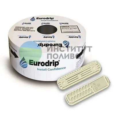 Лента капельная 12 милс, шаг 30 см, вылив 1,0 л/ч (2000 м/бухта),  "EURODRIP Eolos Compact" 