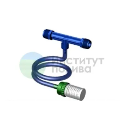 Инжектор Вентури  1" в сборе со шлангом, фильтром и ротаметром (пр-во "AQUA", Индия)