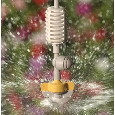Миниспринклер "SPINNET" LR 70 l/h, AD20, 30cm, d 8m. черный/серый/зеленый (пр-во "Netafim",Израиль)